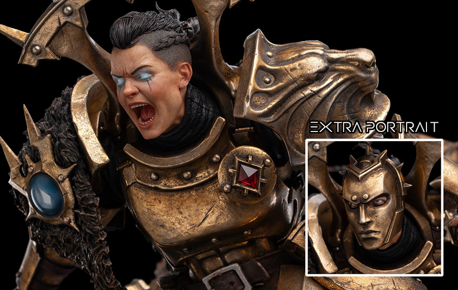 Warhammer Age of Sigmar - Neave Blacktalon the God-King’s Assassin 1/6 Scale Statue