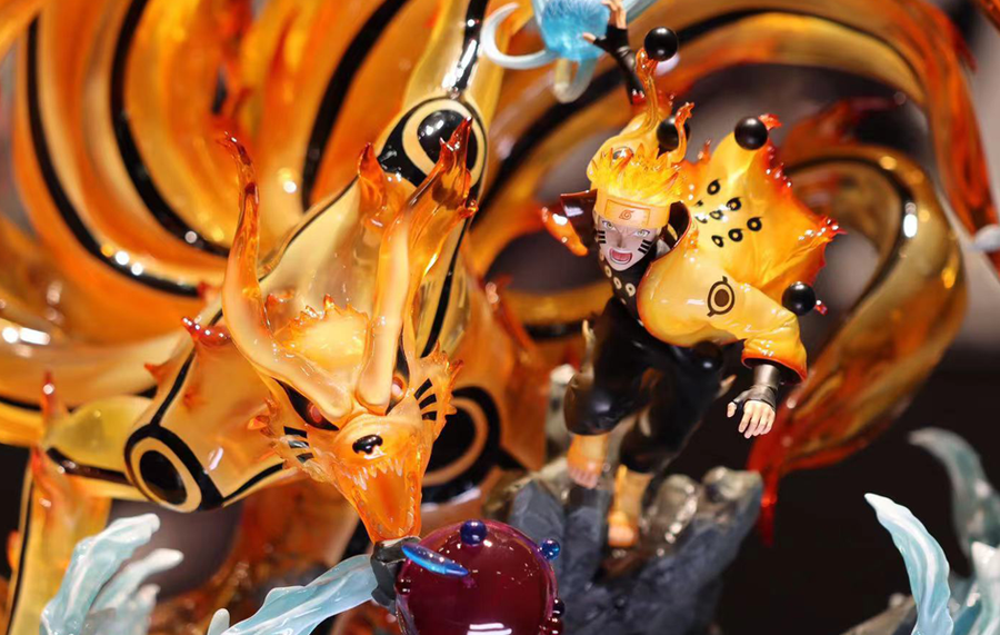 Naruto and Kyuubi 1/7 Scale Statue