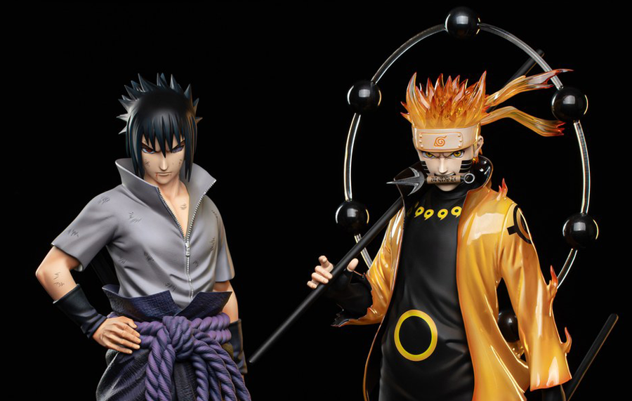 Naruto (Rikudo Sennin Mode) & Sasuke (Rinnegan) NOVA 1/6 Scale Statue Set