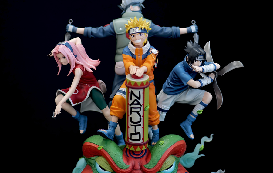 Naruto (Team 7) 1/6 Scale Statue