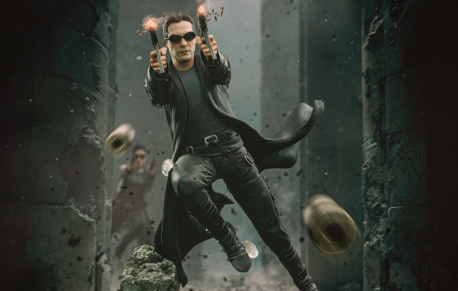 The Matrix - Neo Art Scale 1/10