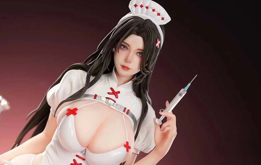 Night Beneath the White Coat 1/4 Scale Statue