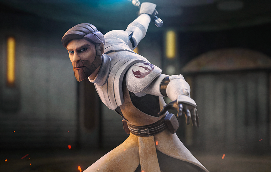 Clone Wars - Obi-Wan Kenobi Art Scale 1/10