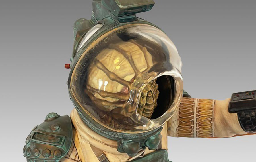 Alien - Officer Kane 1/4 Scale Statue