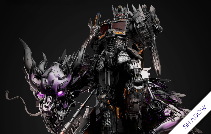 Transformers - Optimus Prime - Azure Dragon (Shadow) 1/10 Scale Statue