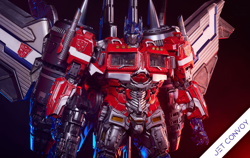 Optimus Prime (Jet Convoy Edition) Museum Scale Statue - Spec Fiction Shop