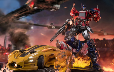 Transformers: Bumblebee - Optimus Prime & Bumblebee Mini Statue