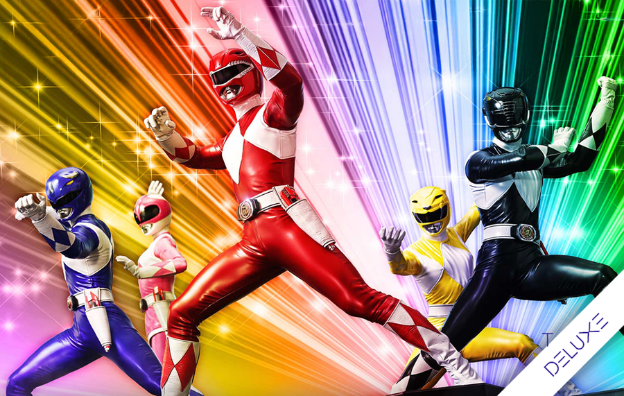 Mighty Morphin Power Rangers (Deluxe) 5-Ranger 1/4 Scale Statue Set