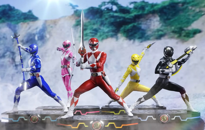 Mighty Morphin Power Rangers 1/4 Scale Statue Set