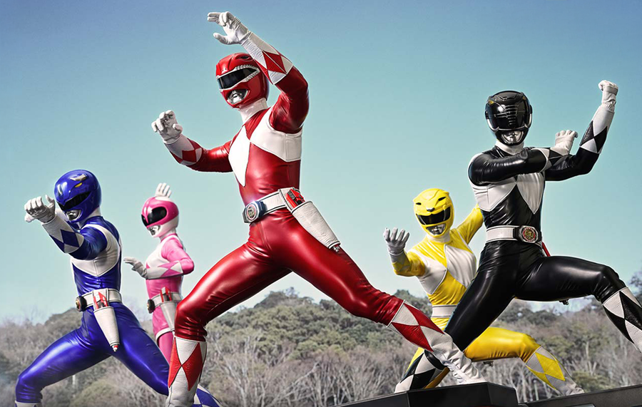 Mighty Morphin Power Rangers 1/4 Scale Statue Set