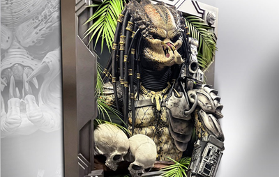 Predator Life-Size Wall Statue