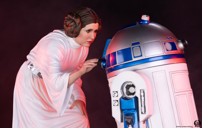 Princess Leia & R2-D2 1/3 Scale Statue by PCS