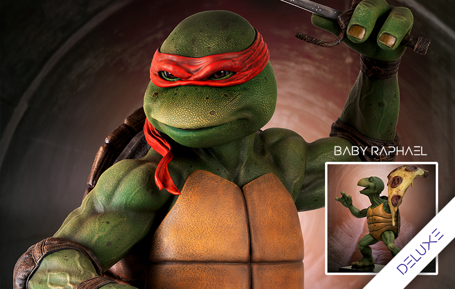 TMNT (1990) - Raphael (Deluxe Ed.) 1/2 Scale Statue