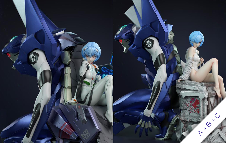 Rei Ayanami (Version A + B + C) 1/4 Scale Statue