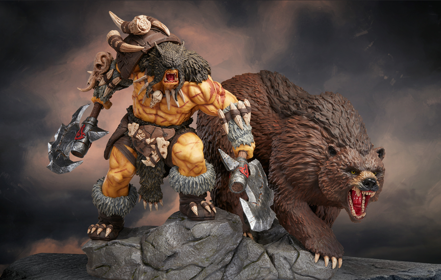 World of Warcraft - Rexxar & Misha 1/5 Scale Statue