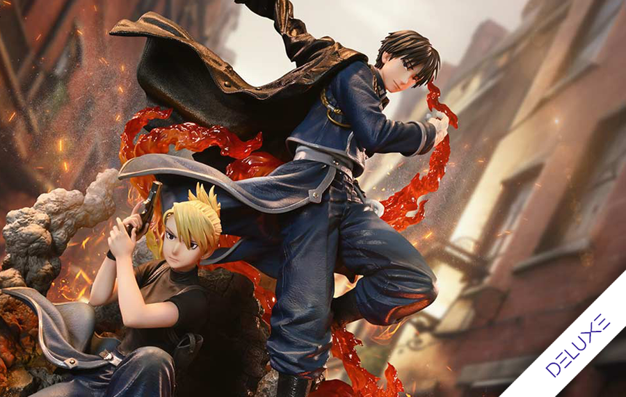 Fullmetal Alchemist - Roy Mustang & Riza Hawkeye (Deluxe) 1/6 Scale Statue