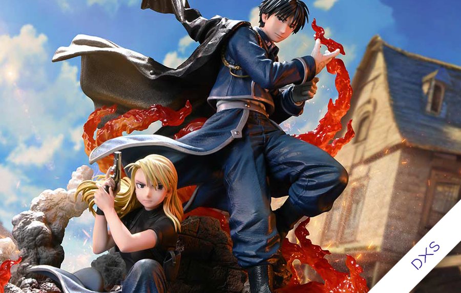 Fullmetal Alchemist - Roy Mustang & Riza Hawkeye (Deluxe Bonus) 1/6 Scale Statue