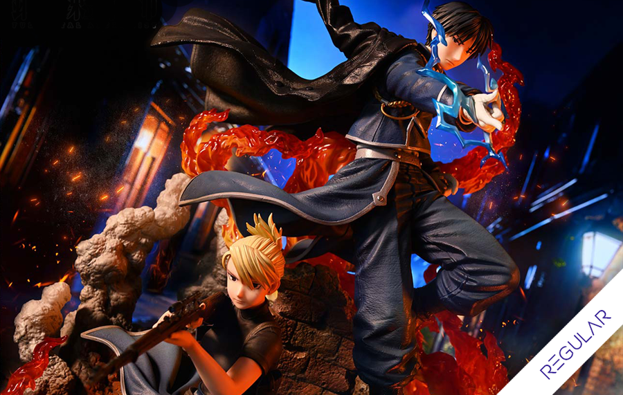 Fullmetal Alchemist - Roy Mustang & Riza Hawkeye (Regular) 1/6 Scale Statue