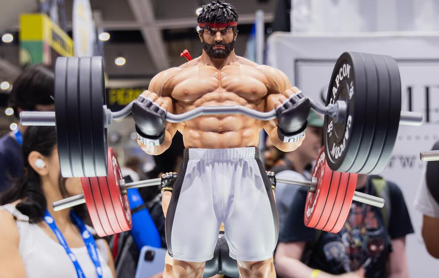 Ryu Powerlifting 1/4 Scale Statue