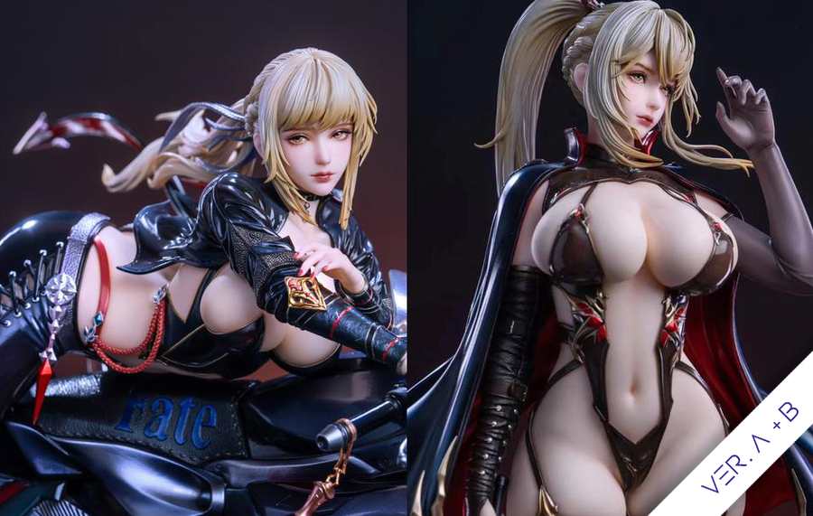 Artoria Pendragon Saber (Ver. A + B) 1/4 Scale Statue Set