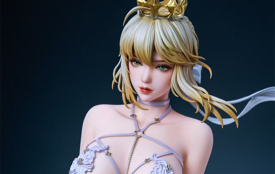 Wedding Saber (EX Ver.) 1/4 Scale Statue by DT Studio