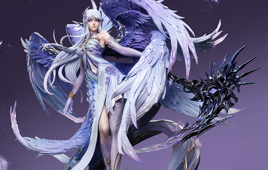 Throne of Seal - Saint Cai'er (Divine Costume) 1/4 Scale Statue