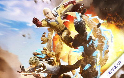 One Punch Man - Saitama & Genos (Regular) 1/4 Scale Statue