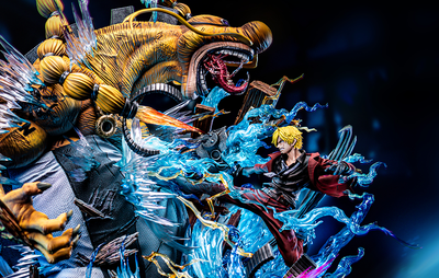 One Piece - Sanji vs. Queen - Straw Hat Crew Vol 1. Statue