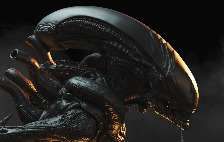 Alien: Romulus - Scorched Alien 1/3 Scale Statue