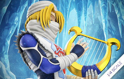 The Legend of Zelda: Ocarina of Time - Sheik 1/4 Scale Statue by Dream Studio