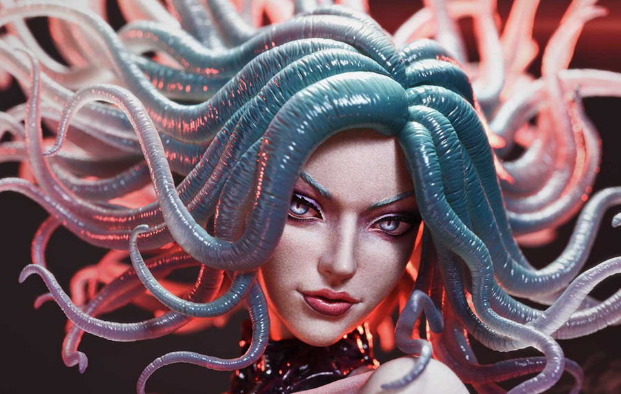 Berserk - Slan The Princess of the Uterine Sea 1/4 Scale Statue