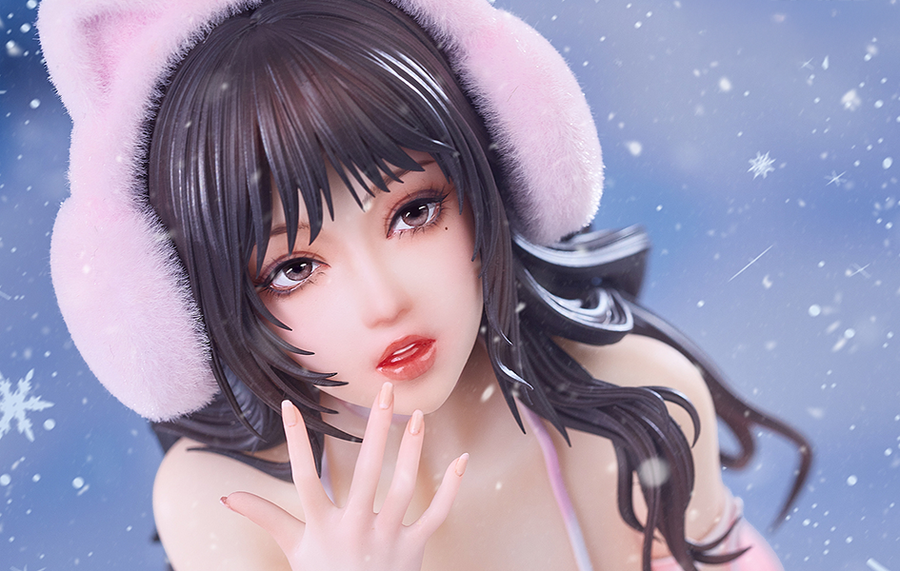 Snow Peach 1/4 Scale Statue