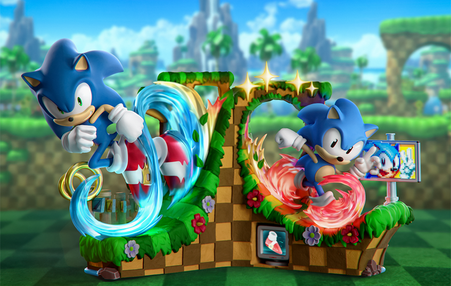 Sonic Generations Statue by Wake Studio