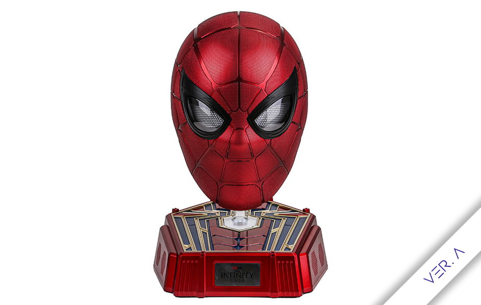 hasbro marvel legends series spider-man iron spider electronic helmet replica DLR and series Hasbro Reveals Eternals Figures, Spider-Man