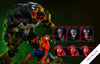 Spider-Man vs. Venom (Premium) Comicqueen 1/4 Scale Statue