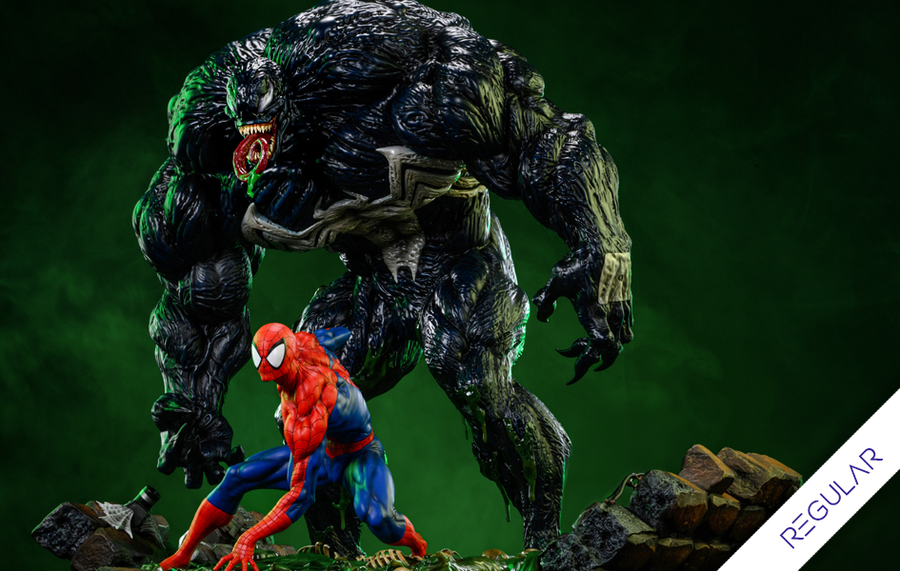 Spider-Man vs. Venom (Regular) Comicqueen 1/4 Scale Statue