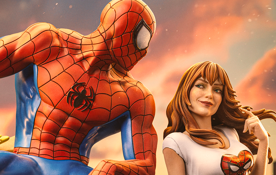 Spider-Man & Mary Jane 1/6 Scale Diorama