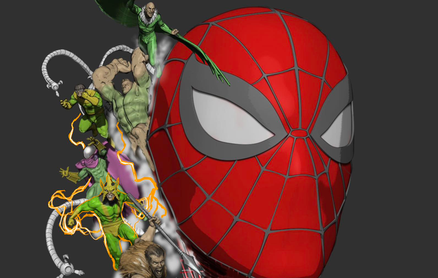 Spider-Man Fine Art Bust