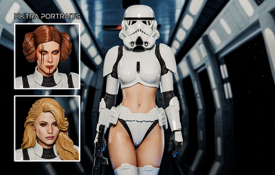 Female Stormtrooper 1/4 Scale Statue by Cincronize Labs