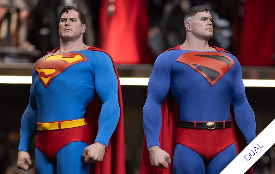 Superman (Dual) Comic Origins 1/4 Scale Statue - Spec Fiction Shop Superman (Dual) Comic Origins 1/4 Scale Statue - Spec Fiction Shop