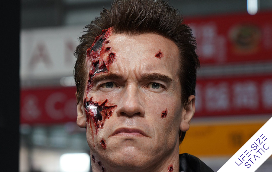 T-800 (Ver. 3) Battle Damaged (Static) Life-Size Bust by Queen Studios