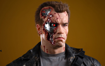 T-800 Life-Size Statue by Inner Studio