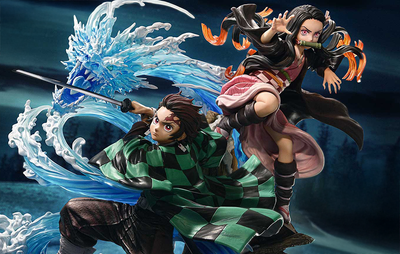 Demon Slayer - Kamado Tanjiro & Kamado Nezuko 1/6 Scale Statue