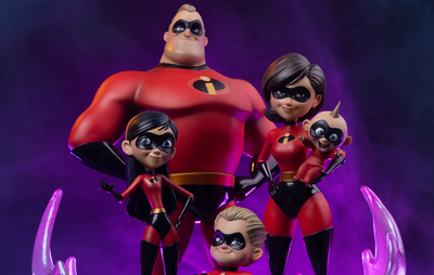 The Incredibles Diorama Art Scale 1/10