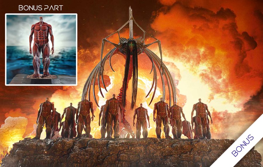 Attack on Titan - The Rumbling (Bonus) Statue