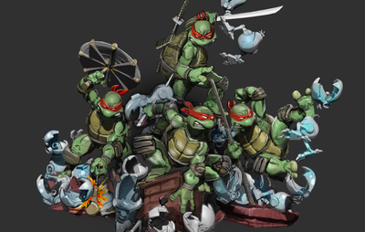 Teenage Mutant Ninja Turtles 1/4 Scale Statue