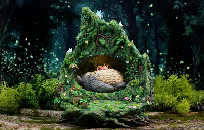 My Neighbor Totoro - Totoro In The Tree Hole Statue by OPM Studio