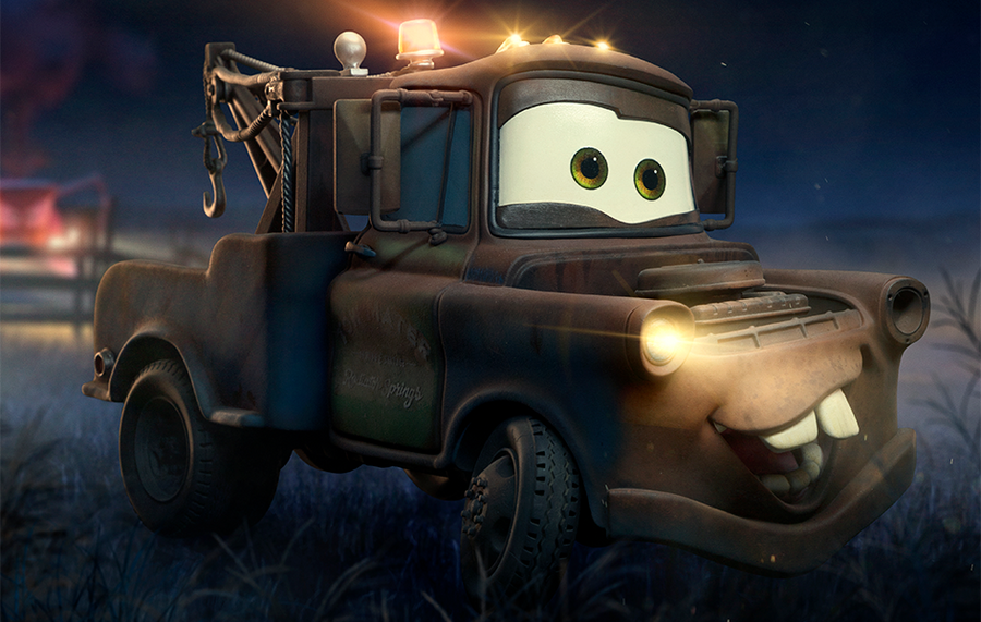 Cars - Tow Mater Art Scale 1/10