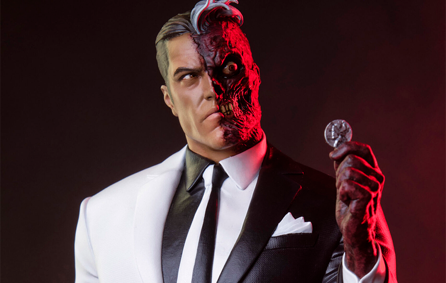 Two-Face 1/6 Scale Maquette Statue