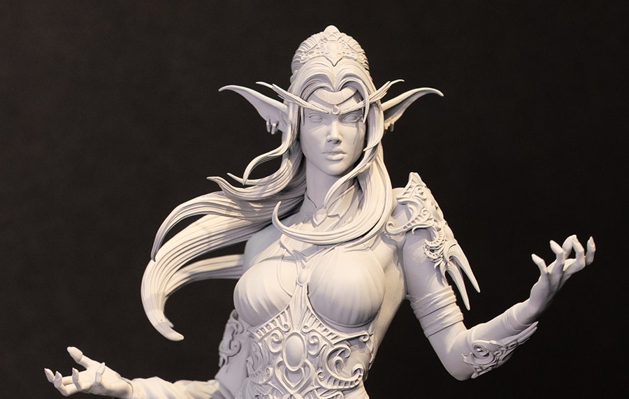 Hearthstone - Tyrande Whisperwind Statue